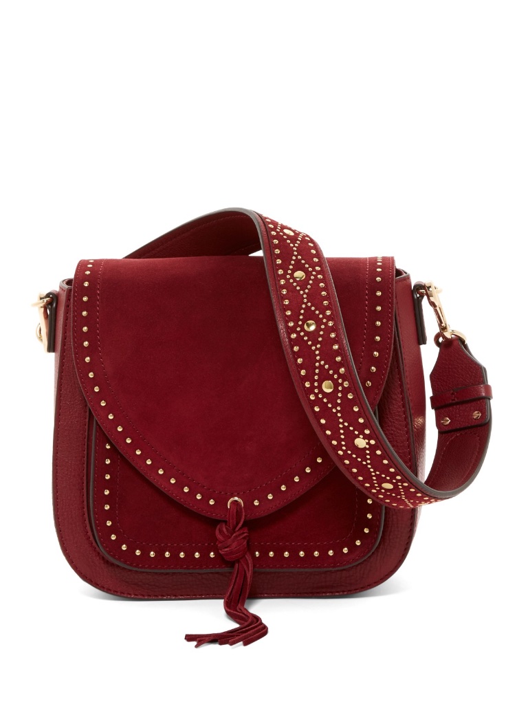 Nwt Vince Camuto Artera Gold Tone Snap Shoulder Samba Satchel Bag